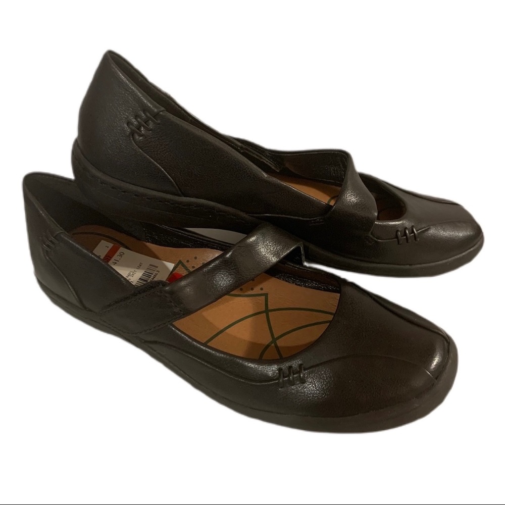Bare Traps Sz 9.5 New Landon Black Faux Leather Shoes Women’s MaryJane Mary Jane